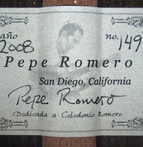 2008 Pepe Romero SP/CSAR