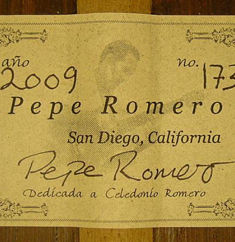 2009 Pepe Romero SP/AR