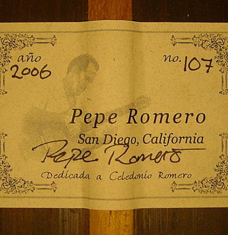 2006 Pepe Romero SP/CSAR