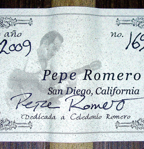 2009 Pepe Romero CD/AR