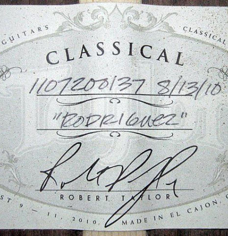 2010 Romero-Taylor "Rodriguez" CD/IN