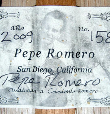 2009 Pepe Romero CD/CSAR