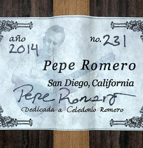 2014 Pepe Romero RW/IN