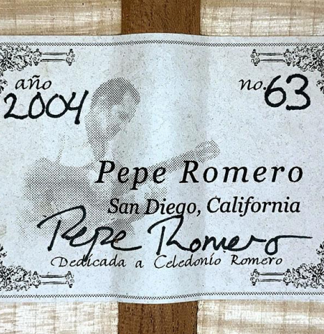 2004 Pepe Romero CD/MP