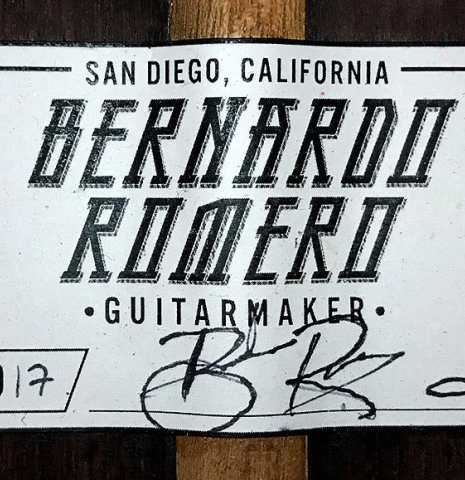2017 Bernardo Romero CD/IN