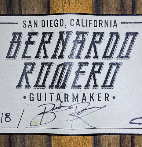 2018 Bernardo Romero SP/IN