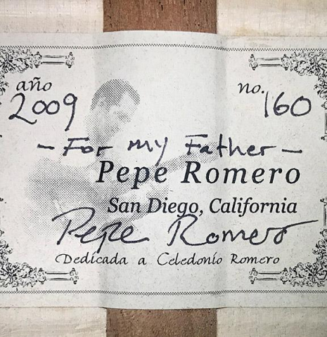 2009 Pepe Romero RW/MP