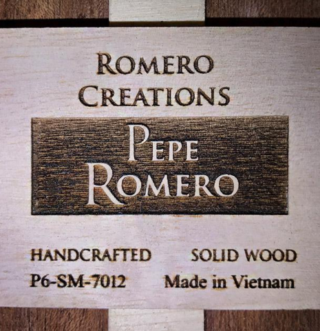 Romero Creations - Pepe Sr. Signature "Parlor" SP/MH