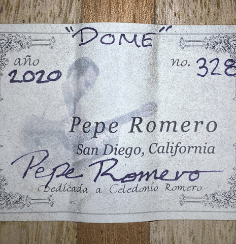 2020 Pepe Romero "Dome" SP/CSAR