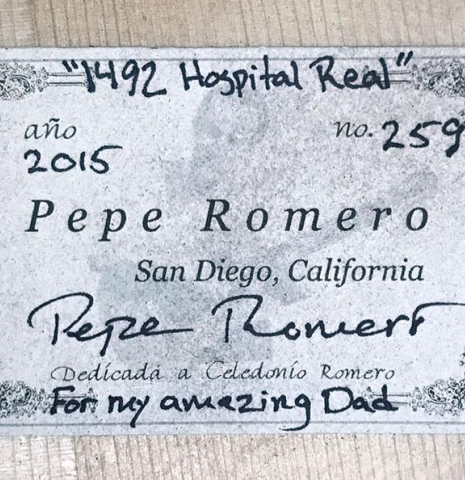 2015 Pepe Romero PI/CSAR