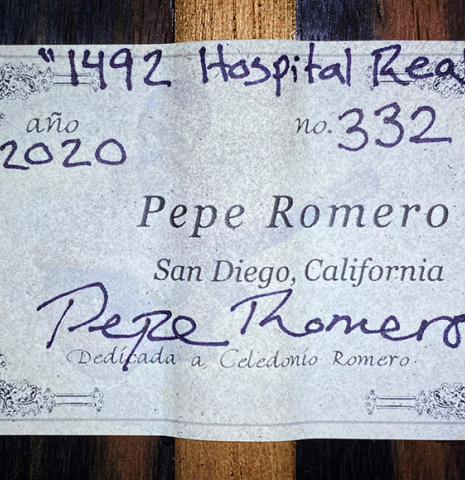 2020 Pepe Romero PI/CSAR
