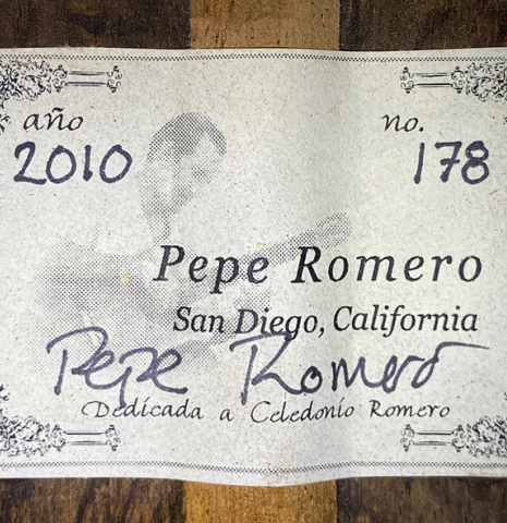 2010 Pepe Romero CD/CSAR