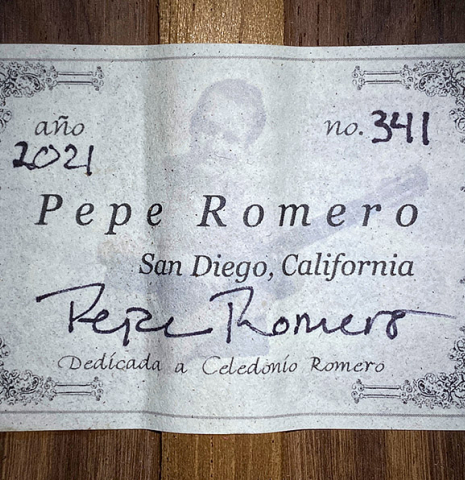 2021 Pepe Romero "640" SP/AR