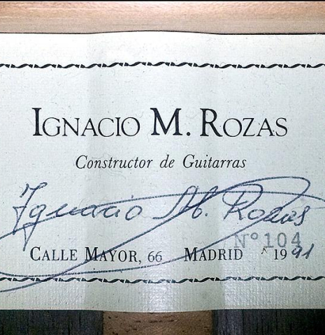 1991 Ignacio Rozas CD/CSAR