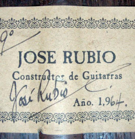 1964 &quot;Jose&quot; David Rubio SP/CSAR