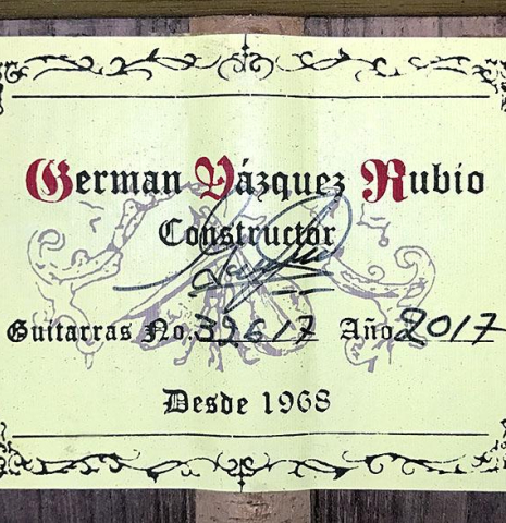 2017 German Vazquez Rubio "Estudio" CD/PE