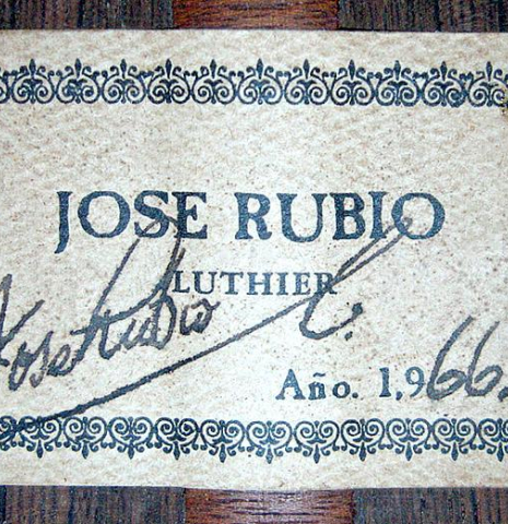 1966 "Jose" David Rubio SP/CSAR