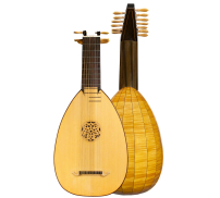 1966 "Jose" David Rubio 9-course lute SP/MP