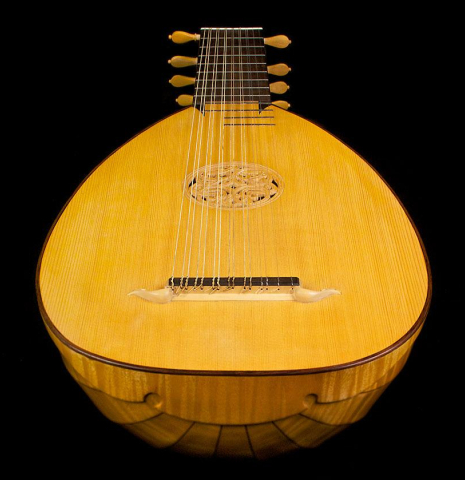 1966 &quot;Jose&quot; David Rubio 9-course lute SP/MP