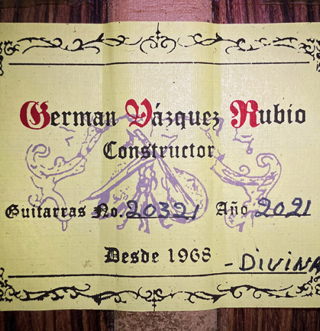 2021 German Vazquez Rubio "Divina" SP/PE