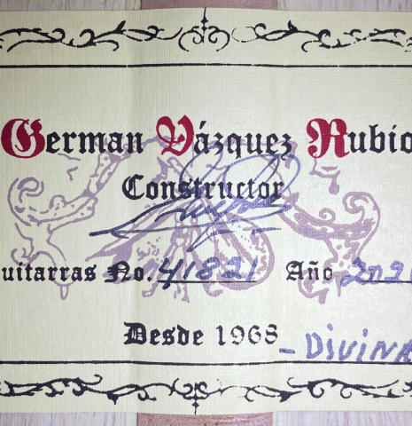 2021 German Vazquez Rubio "Divina" SP/PE