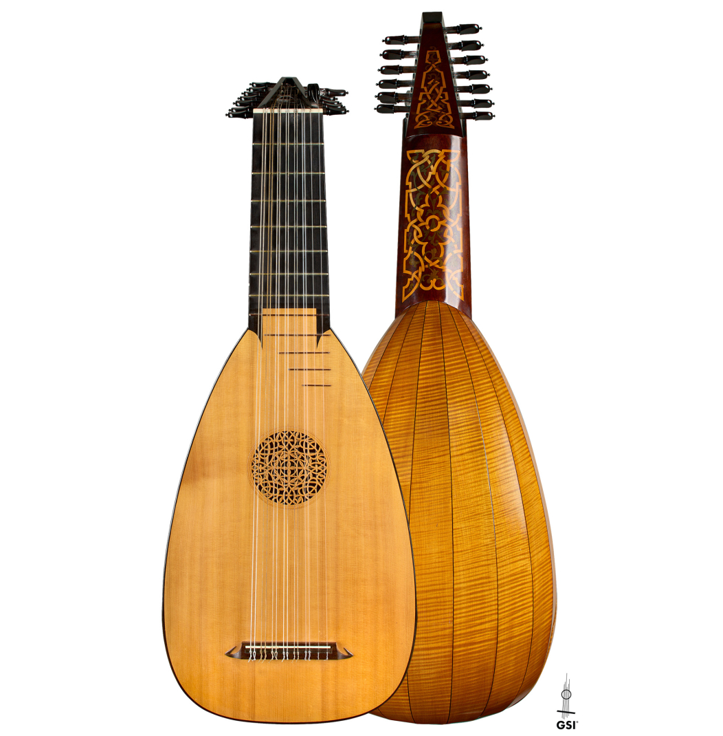 1981 David Rubio 8-course Renaissance Lute SP/MP