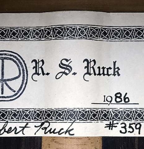 1986 Robert Ruck CD/CSAR