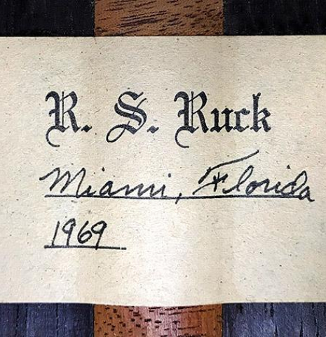 1969 Robert Ruck CD/CSAR