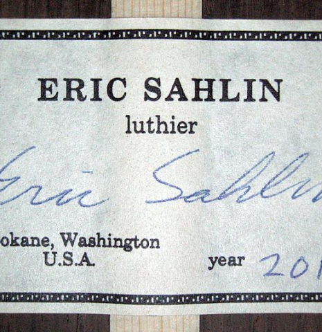 2011 Eric Sahlin SP/CSAR