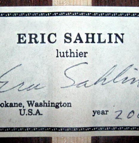2003 Eric Sahlin CD/AR