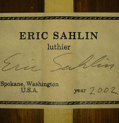 2002 Eric Sahlin CD/CSAR