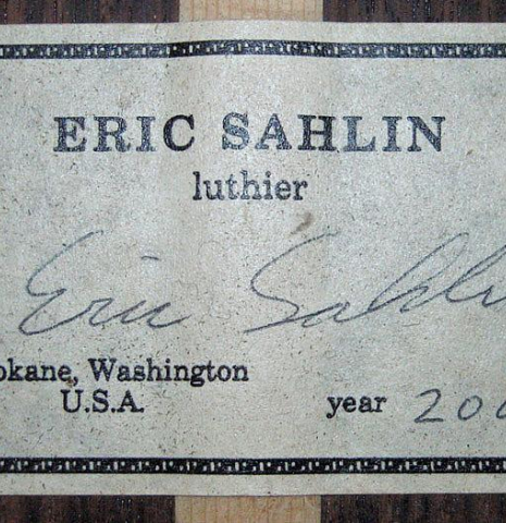 2001 Eric Sahlin CD/IN