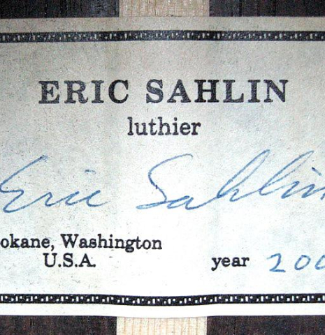 2007 Eric Sahlin CD/CSAR