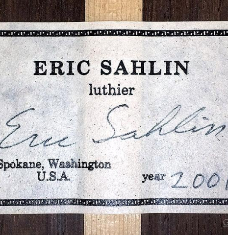 2001 Eric Sahlin SP/CSAR