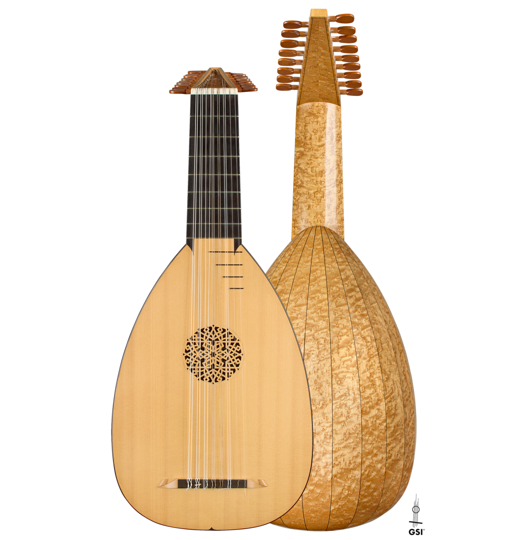 1988 Eric Sahlin 9-Course Lute SP/MP
