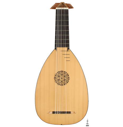 1988 Eric Sahlin 9-Course Lute SP/MP