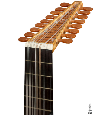 1988 Eric Sahlin 9-Course Lute SP/MP