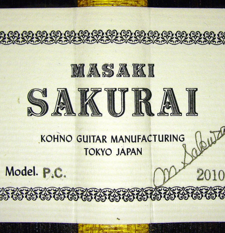 2010 Masaki Sakurai "PC" SP/CSAR