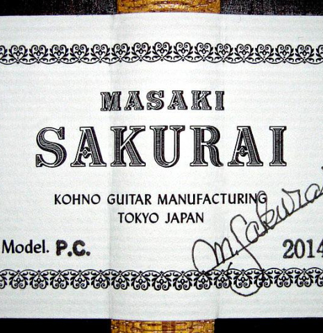 2014 Masaki Sakurai "PC" SP/CSAR
