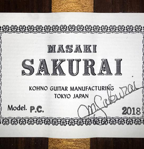 2018 Masaki Sakurai "PC" SP/CSAR