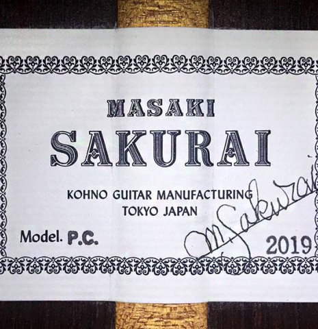 2019 Masaki Sakurai "PC" SP/CSAR