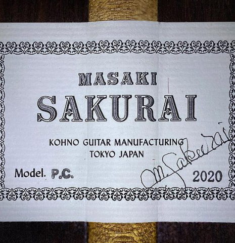 2020 Masaki Sakurai "PC" SP/CSAR