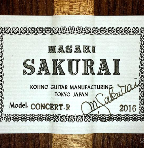 2016 Masaki Sakurai "Concert-R" SP/IN