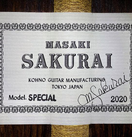 2020 Masaki Sakurai "Special" SP/CSAR