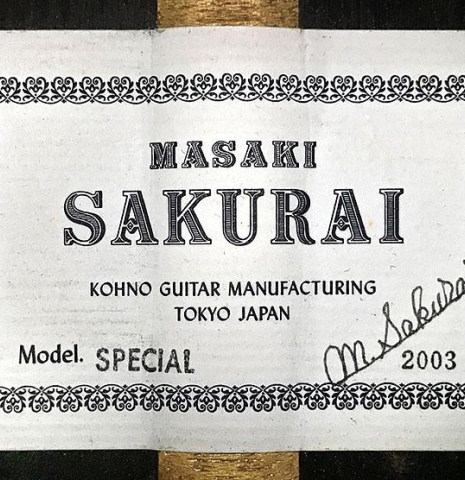 2003 Masaki Sakurai "Special 640" SP/CSAR