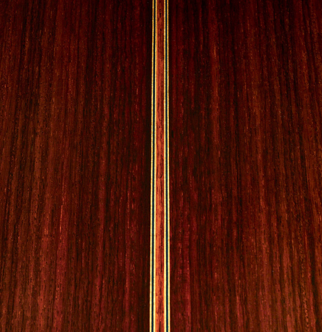 The back of 2022 Masaki Sakurai &quot;Concert-R 640&quot; classical guitar made with cedar and Indian rosewood