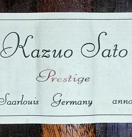 2006 Kazuo Sato "Prestige" SP/CSAR