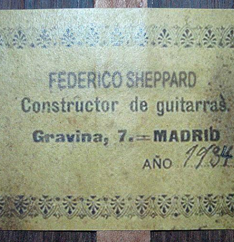2010 Federico Sheppard &quot;1934 Esteso - ex Barrios&quot; SP/CSAR