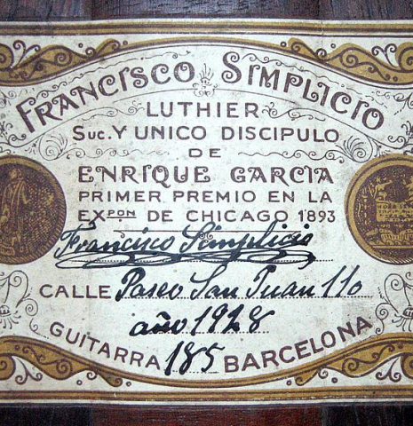 1928 Francisco Simplicio SP/CSAR