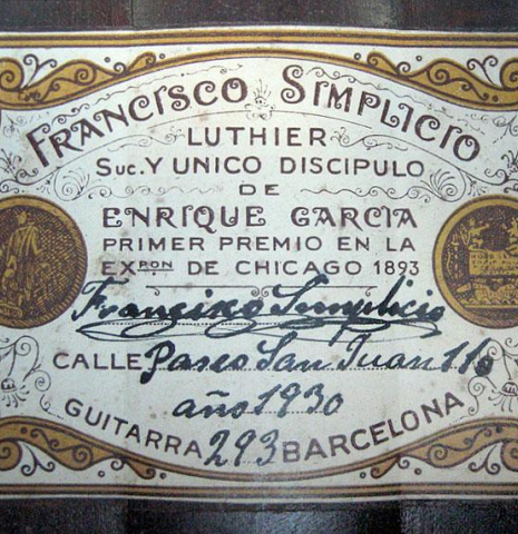1930 Francisco Simplicio SP/MH (ex Daniel Friederich)